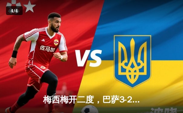 梅西梅开二度，巴萨3-2险胜拜仁挺进欧冠决赛 - 4